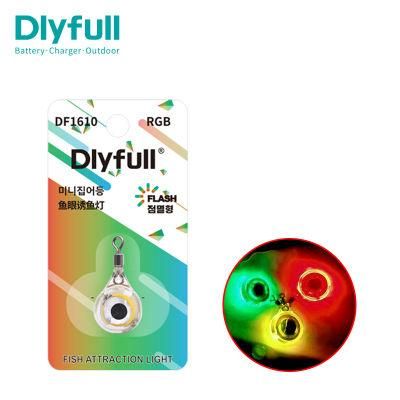 Dlyfull Direct Sale Convenient Night Fishing RGB Df1610 Underwater Bait Light