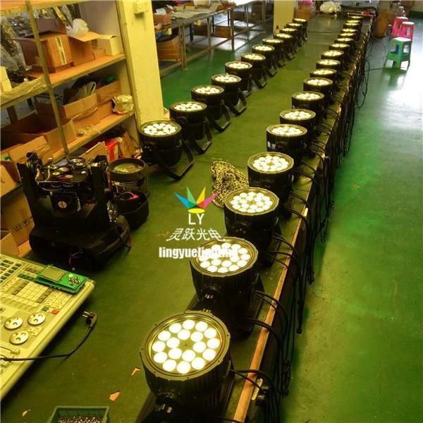 Color Change IP65 Waterproof 18X10W LED PAR Can Light