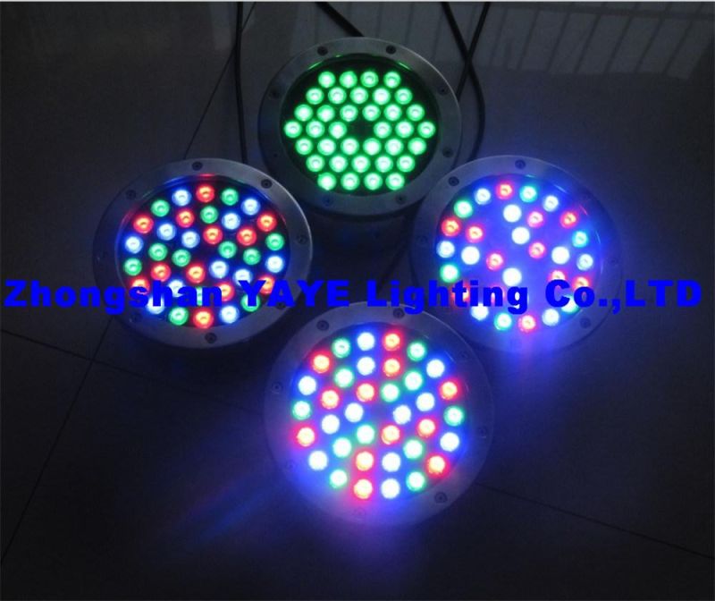 Yaye 18 Best Sell 9W/12W/18W/36W RGB/LED PAR56/ LED Underwater Light/ 36W LED Fountain Light/36W RGB LED Pool Lights/LED Swimming Light with IP68/AC/DC12/