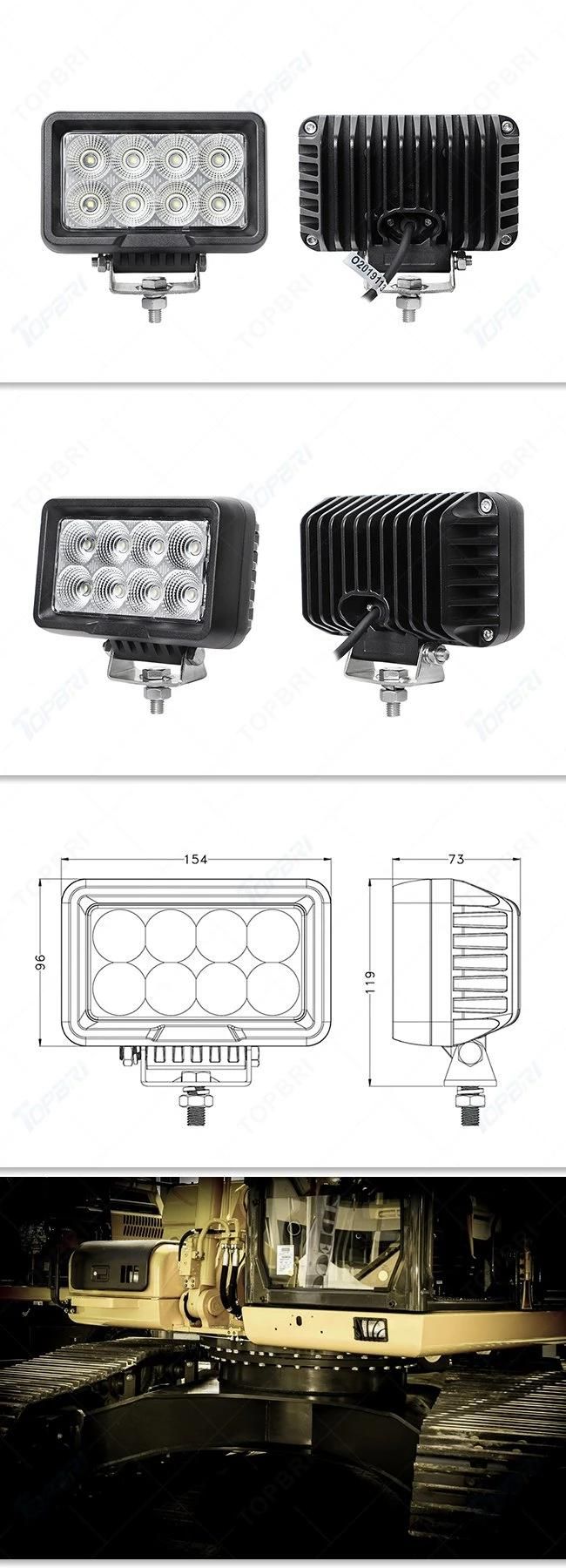 6inch 80W 12V LED Emergency Vehicle Tower Truck Offroad Car Work Lights with Swivel Bracket