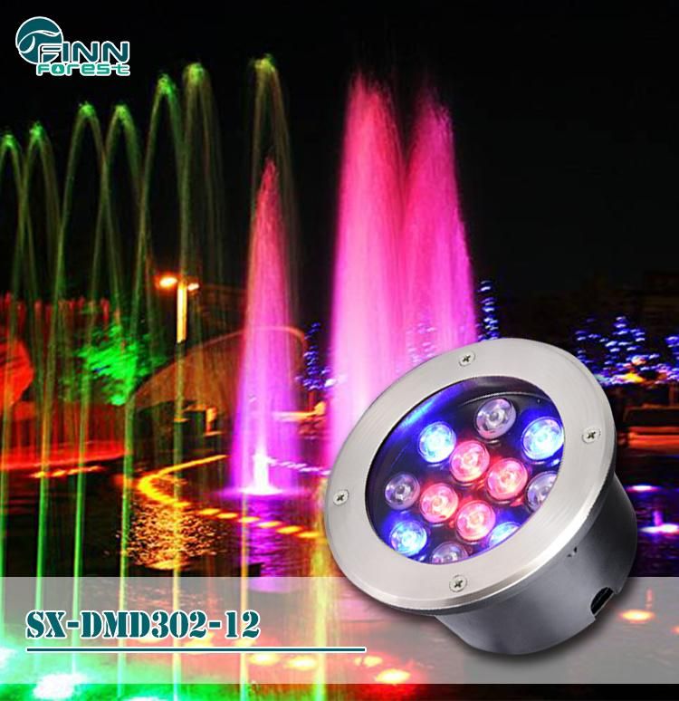 Outdoor LED Underwater Fountain Light with Colorful Color