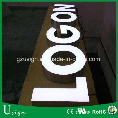 Fashion Illuminated Outdoor Channel Letter Signs Acrylic Mini 3D Sign