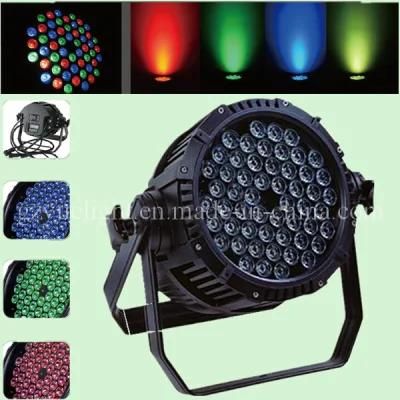 DMX Outdoor Lighting 54 PCS 3W RGBW LED PAR Light