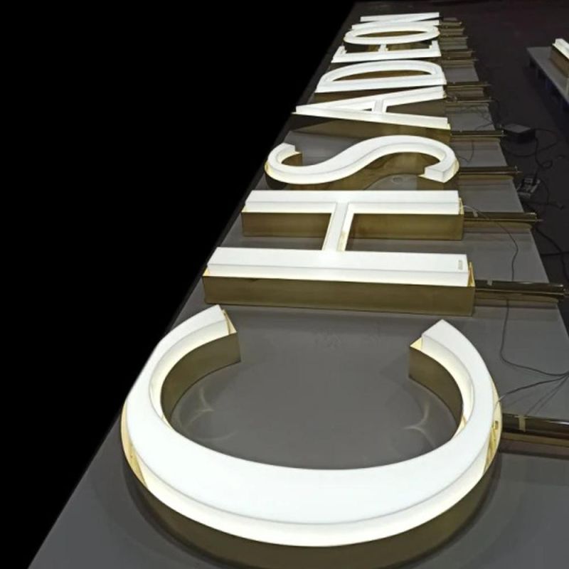 Hot Sale Customized 3D LED Letters Acrylic Letter Business Logo Design LED Sign