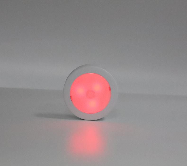 0.5W LED Round Puck Light with Colour Changing for Furniture/Wardrobe/Cabinet