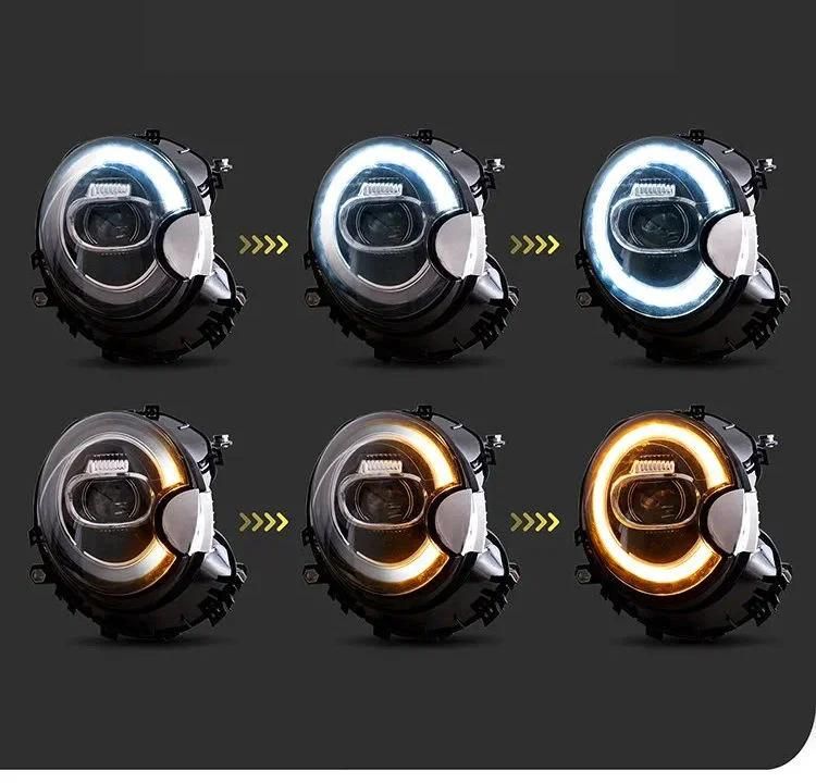 LED Lens Halo Angel Eyes Modification Light Assembly Applicable to Mini R56 Headlight