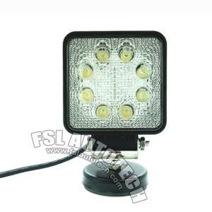 IP68 27W LED Working Road Light for Truck