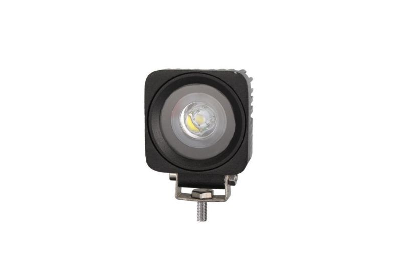 High Efficiency 10W 2.5inch Square CREE Spot/Flood LED Auto Light for motorcycle Car Offroad