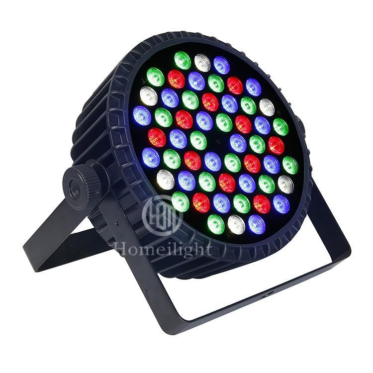 Factory Price High Power Fan 54*3W RGBW 4 in 1 Flat PAR Light for Stage Performance