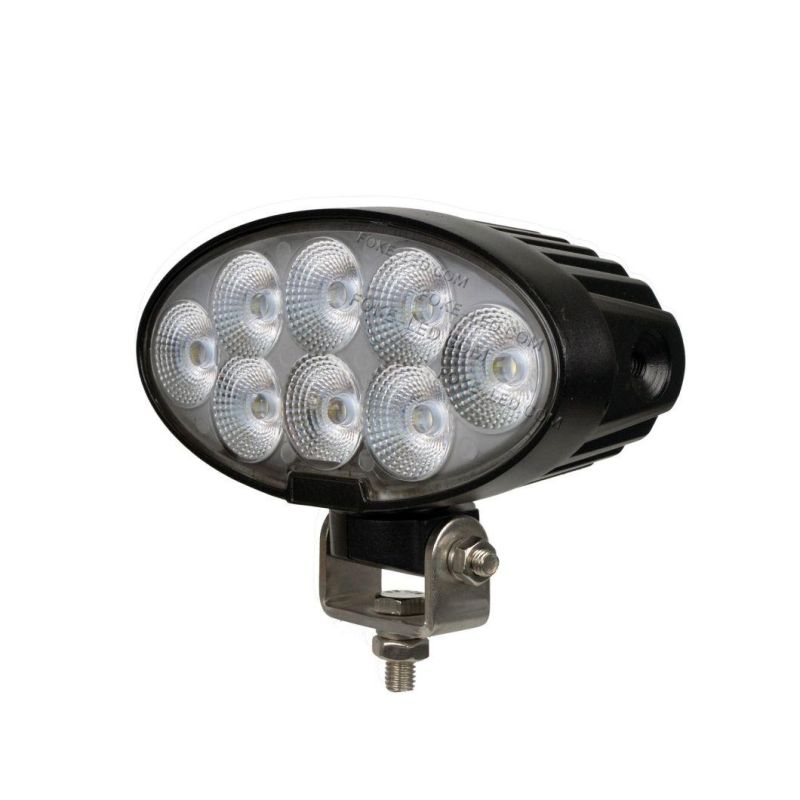 China Factory 12V/24V 7 Inch 80W Oval CREE LED Industrial Car Work Light for Tractor/Truck/Auto