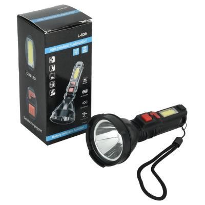 Lumio Super Bright USB Rechargeable Waterproof Powerful LED Flashlight