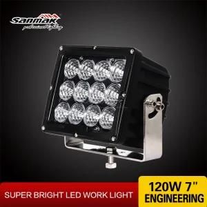 7.4&prime;&prime; 120W IP67 Waterproof LED Spot Flood Work Light