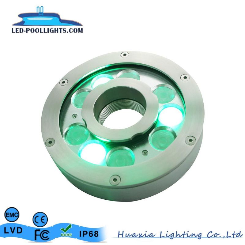 Stainless Steel RGB Color LED Fountain Lights Underwater Pool Lamp