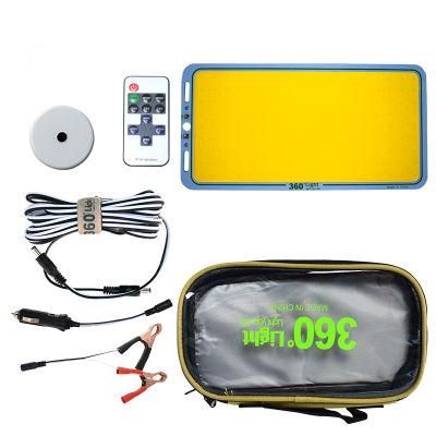 360 Light DC 12V Emergency Lighting Outdoor Magnet Seat LED Tent Lantern Portable COB Camping Light
