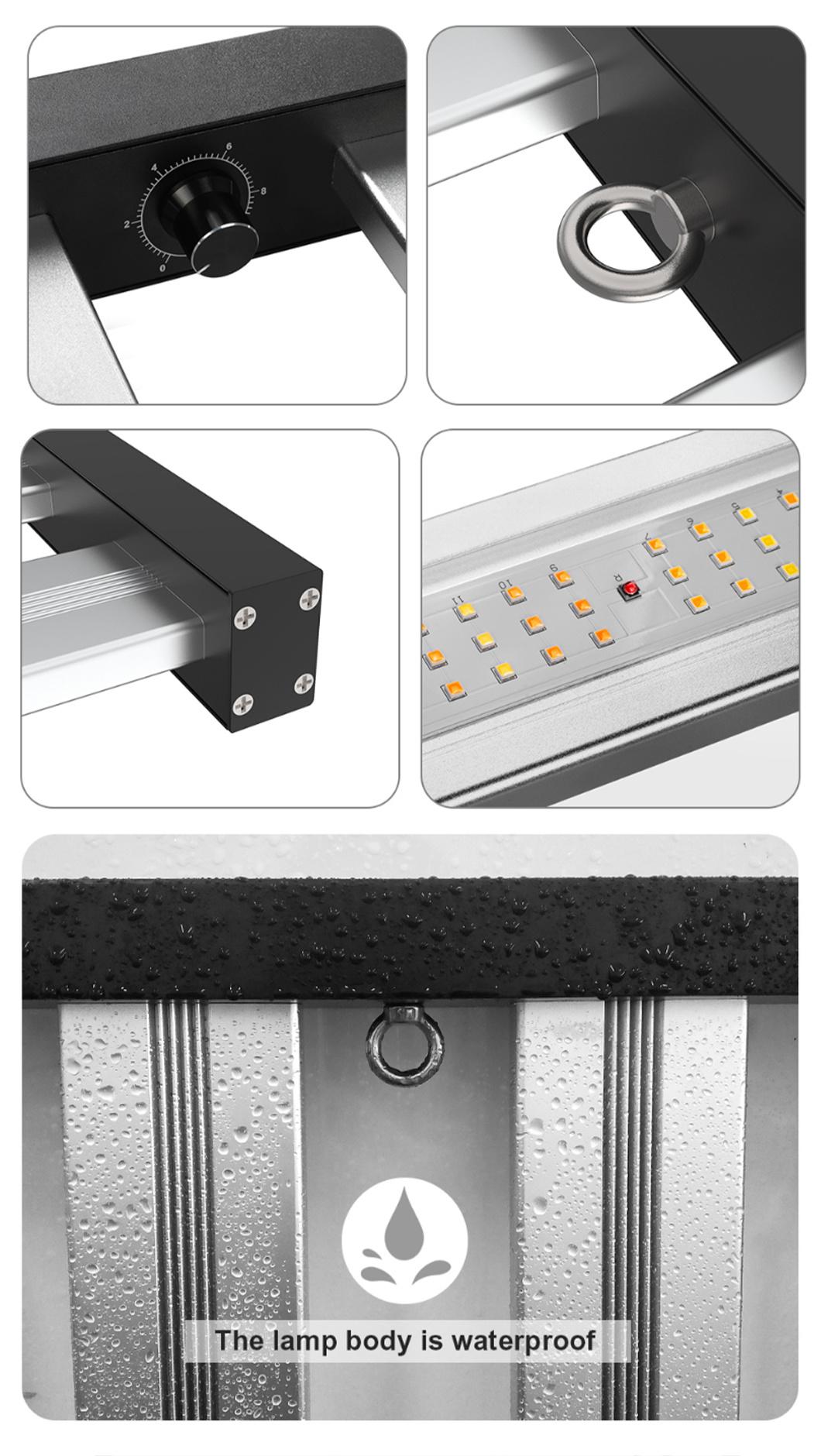 Professional Ajustable Full Spectrum LED Grow Light 640W/800W 5*5FT for Medical Hydroponic Indoor Plants