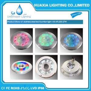 High Power 27W Stainless Steel LED Fountain Underwater Light