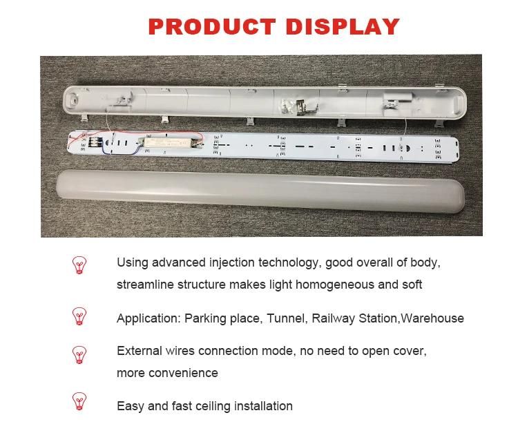 Triproof Dustproof Waterproof Explosion-Proof LED Tunnel Parking-Lot IP65 Light