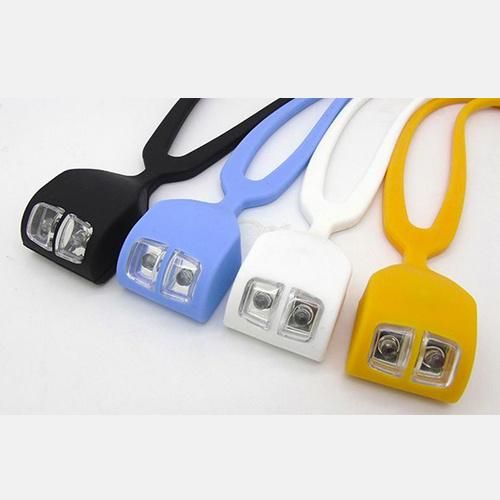 2LED Silicone Hands Free Portable Neck LED Running Warning Light