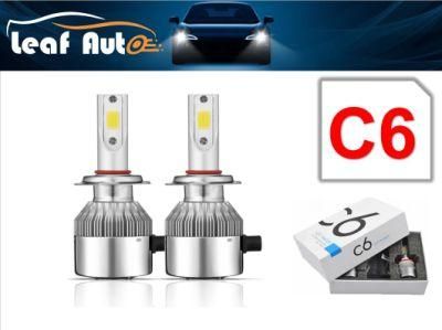 Super Bright H1 H3 H4 H7 H8 H9 H11 Hb3 Hb4 9004 9005 9006 LED Headlight Kit C6 LED Bulb