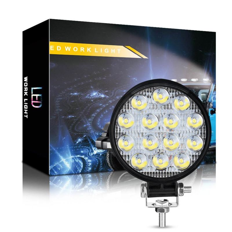 Dxz 4inch 42W LED Work Light Bar White Spot Light for Trucks ATV UTV Offroad