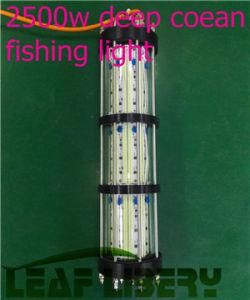 220-240V LED Underwater Fishing Lure Light, LED Fish Attracting Fishing Light 2500W