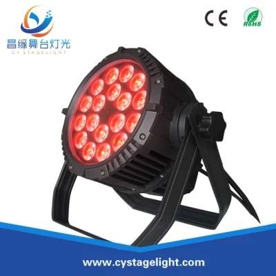 18X10W RGBW 4in1 LED Outdoor Waterproof PAR 64 Can Light