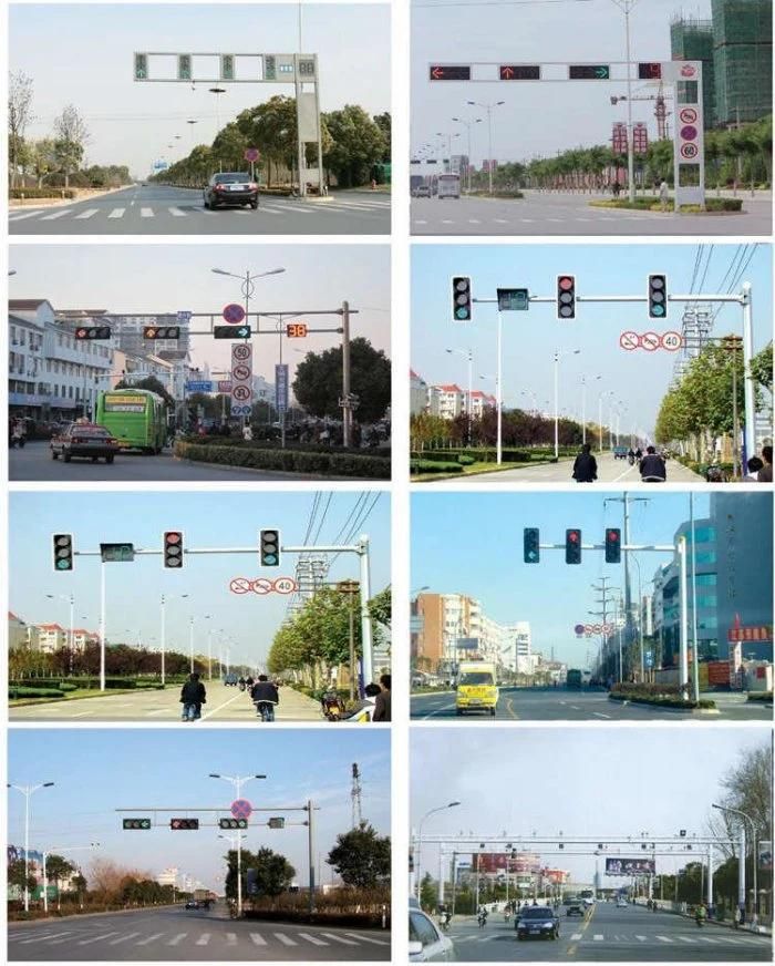 OEM Waterproof Road Safety IP66 300mm LED Pedestrian Signal Traffic Light with Countdown Timer