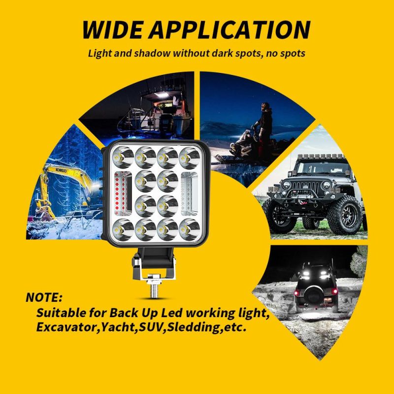 Dxz New LED Work Light 4 Inch 26LED 78W Flashing Spotlight Bar Waterproof for Truck off Road Bus Boat