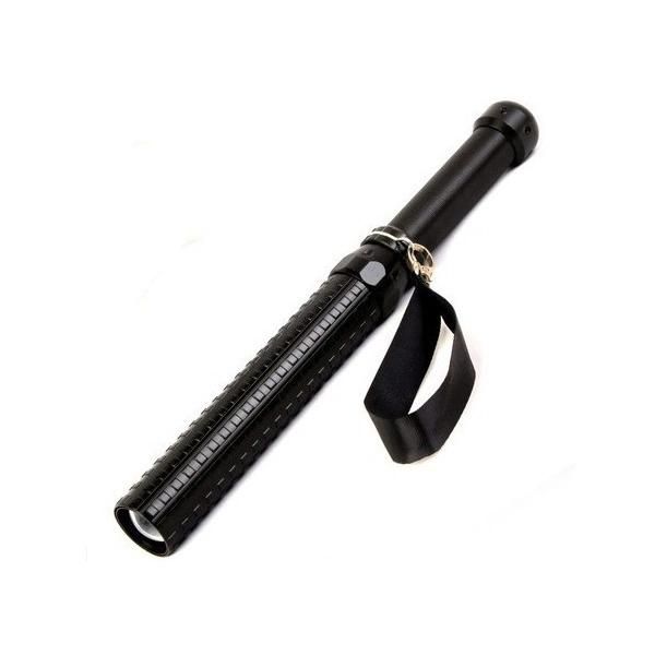 1180 Multi-Function Self-Defense Rechargeable Baseball Shape 3W LED Torch