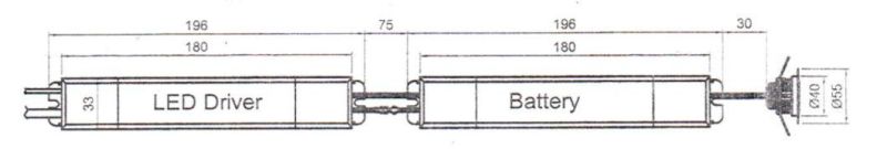 CB/CE Approved LED Rechargeable Emergency Light, LED Backup Light, LED Emergency Recessed Downlight Lek02-3nc