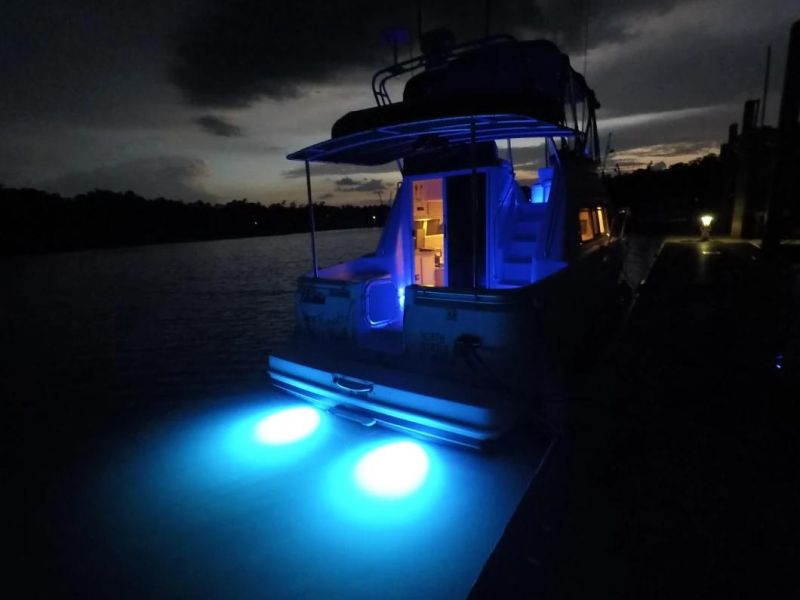 Waterproof IP68 Boat Transom Stern Light 12V Underwater Boat LED Light