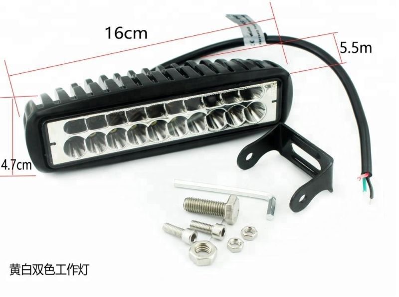 6.3" Inch 60W Offroad LED Flood Light 12V ATV UTV Auto Portable Car LED Work Light