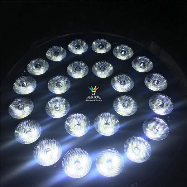 DMX 24PCS 18W 6in1 Rgbaw UV LED PAR 64 Light Disco Stage DJ Lighting