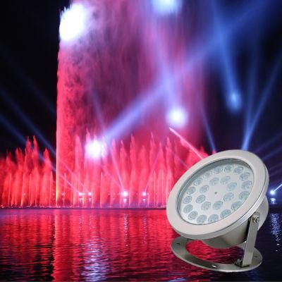 Outdoor 304 Ss IP68 Waterproof Stainless Steel Floating LED Underwater Pool Fountain Light Decoration Pool Lights