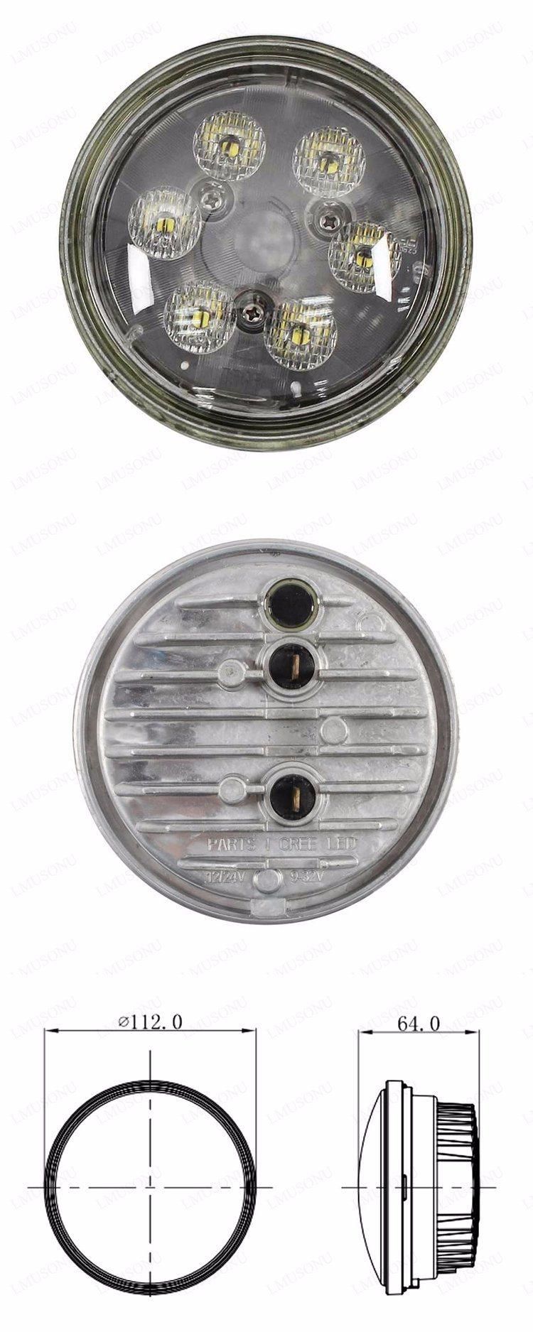 18W Bright Power 4inch Machinery LED Agricultural Light Tractor Lamp