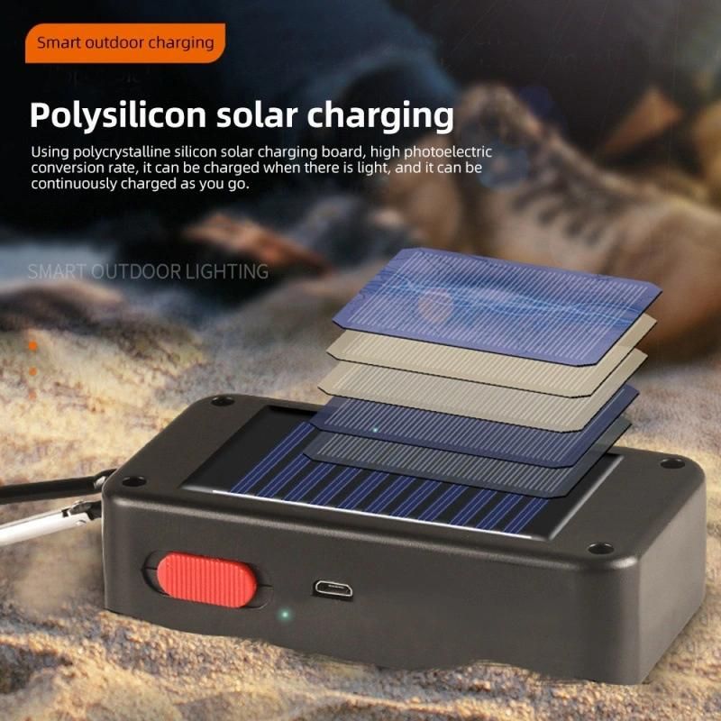 Keychain Repair Light Multifunctional Emergency Flashlight USB Rechargeable Tent Camping Light COB Work Light