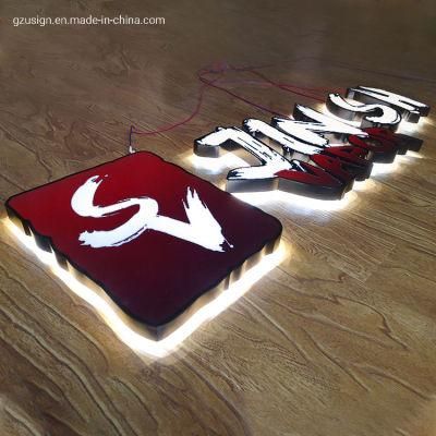 Hot Selling Business Signs LED Edge Lit Sign for Shop