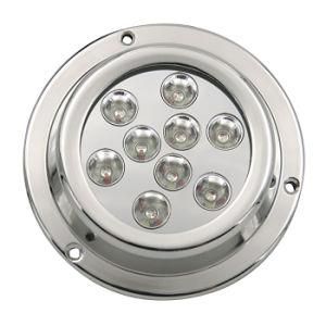 WiFi Control IP68 12V Wall Mounted RGB 316L Stainless Steel Underwater Lights 27W LED Swimming Pool Light