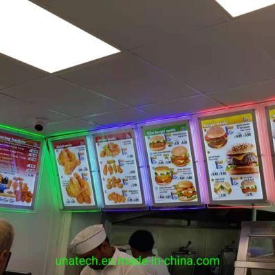 Wall Mount LED Advertising Publicidad Caja De Luz Display Crystal Light Box