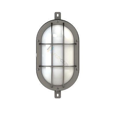 Fish Boat Cage Stainless Steel Oval Bulkhead Sconce Marine Light 10W 15W 5000K 12V 24V