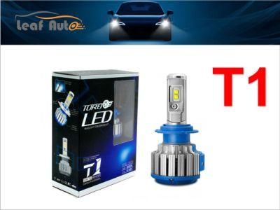 T1 H4 Turbo LED Headlight Kit 72W 8000lm H1 H3 H7 H8 H9 H11 Hb3 Hb4 Fun LED Bulb Light Fog Light Drive T1 Turbo LED Car Headlight