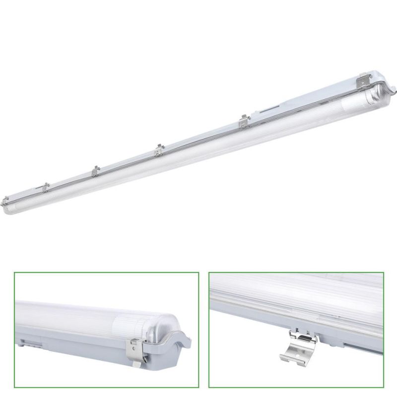 0.6m Replacement Natural White Moisture-Proof Lamp With 2 LED Tube Lights
