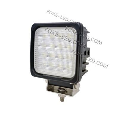 EMC Approved IP68 Waterproof 12V 4 Inch Square 48W LED Mining Work Lights
