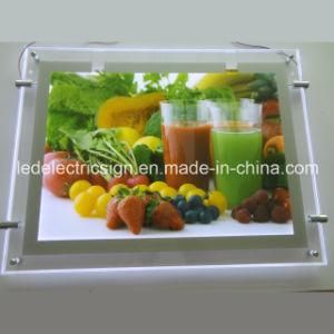 Super Slim Acryli Crystalc Advertising LED Light