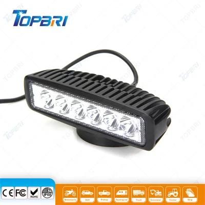 Waterproof Heavy Duty Rectangle 18W LED Working Light