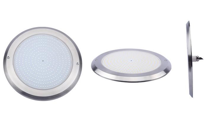Factory Direct Sale 316 Stainless Steel One Set Design 10mm Slim IP68 Resin Filled 12V RGB LED Swimming Pool Light with Remote