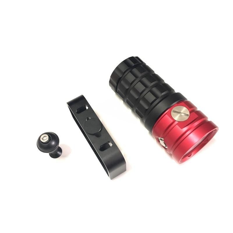 Built-in 14400mAh Battery Warm White Light 8 P70 Underwater Photography Fill Light Diving Flashlight