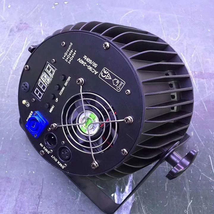 IP65 IP33 18*18W Slim PAR Light Stage Wedding Club DJ Show Equipment RGBWA+UV 6 in 1 Flat LED PAR Can
