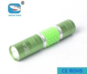 Gift 3W LED Bulb Flashlight Keychain Mini Torch