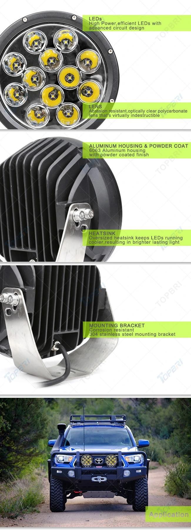 9inch 120W Black IP68 CREE LED Offroad Head Light